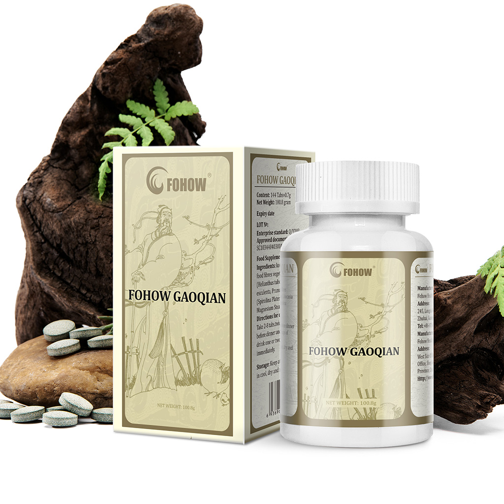 High-fiber nutritional tablet